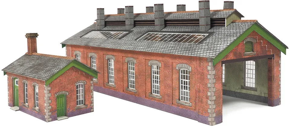 Metcalfe PN913 Double Track Engine Shed model remízy N