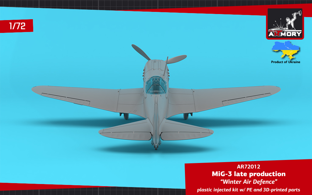 Armory Models MiG-3 zimní kola 1/72 resinová sada