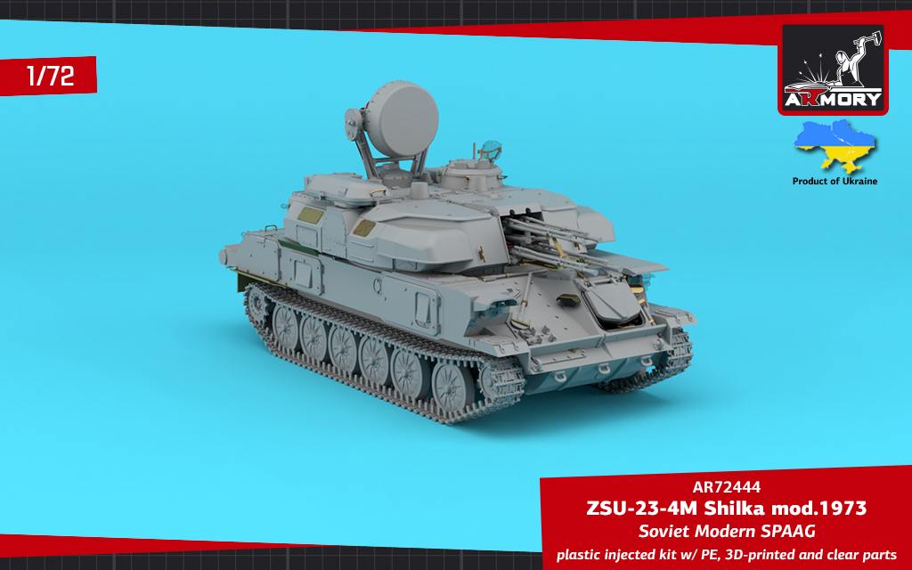 Armory Models ZSU-23-4M/M3/M2 Šilka 1/72 stavebnice