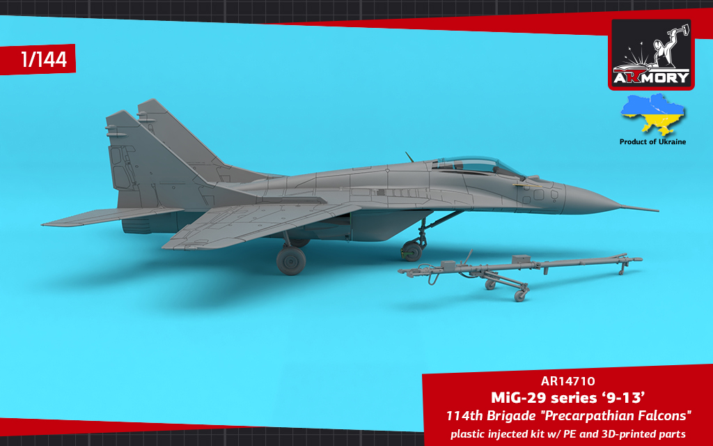 Armory Models MiG-29 1/144 obtisky Precarpathian Falcons