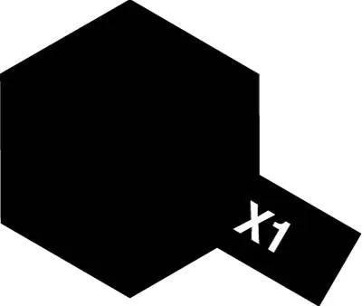 DMODELKITS Black X1 sprej 400 ml matná černá