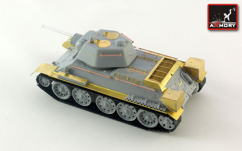 Armory Models T-34 detaily exteriéru 1/72 doplňková sada