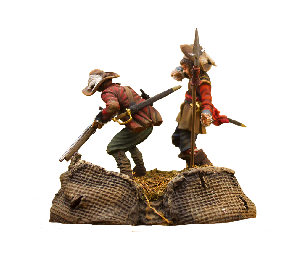 Olimp Models Officer Musketeer New Model Army busta