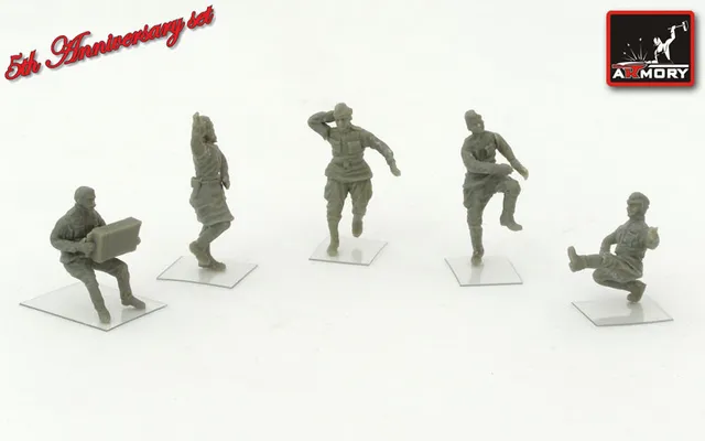 Armory Models sovětští vojáci 1/72 figurky oslava