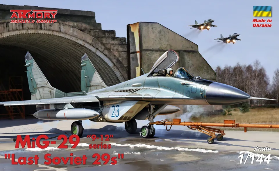 Armory Models MiG-29 9-12 obtisky 1/144 Last Soviet Fulcrums set 1
