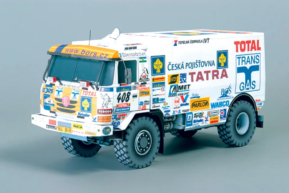 PK Graphica Tatra 815 Dakar 2003 papírový model Loprais