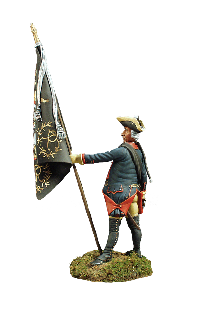 Olimp Models Prussian Ensign 2nd Regiment 1756 figurka