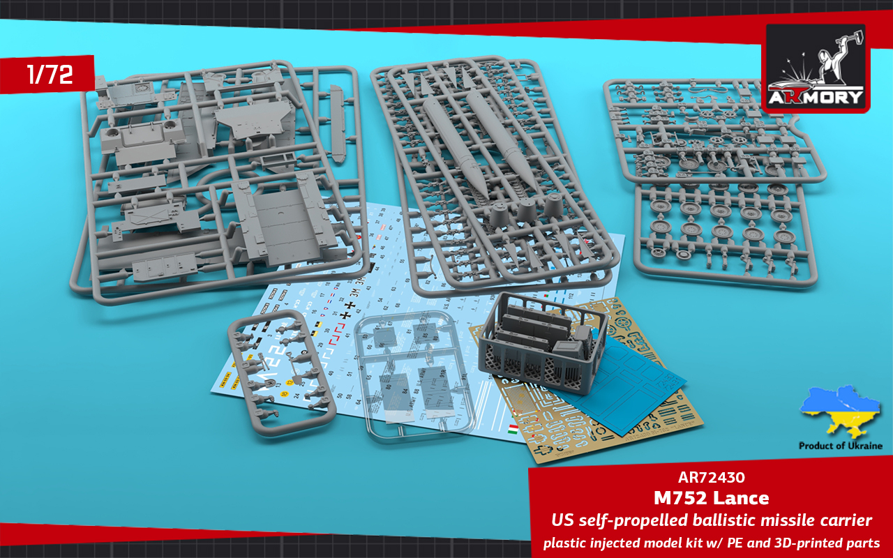 Armory Models M752 Lance 1/72 model odpalovače