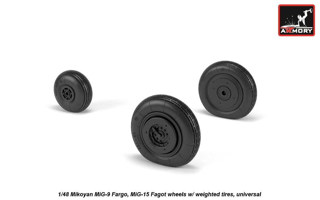 Armory Models MiG-9 Fargo MiG-15 Fagot kola 1/48 raná