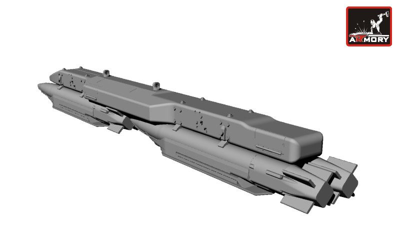 Armory Models 1/72 GBU-39 SDB pumy s BRU-61/A