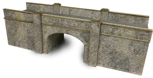 Metcalfe PN147 Railway Bridge papírový model N kámen
