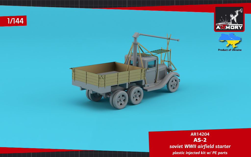 Armory Models 1/144 AS-2 startér GAZ-AAA resinový model