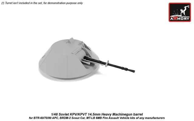 Armory Models KPVT 14,5 mm hlaveň 1/48 kovová