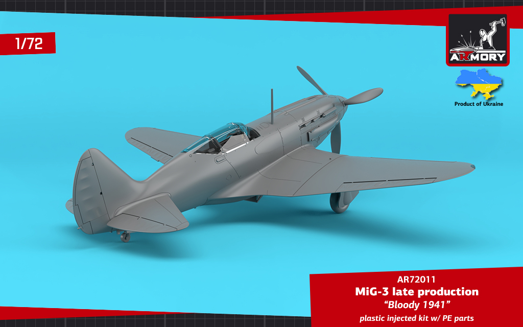 Armory Models 1/72 MiG-3 late Bloody 1941 doplňková sada