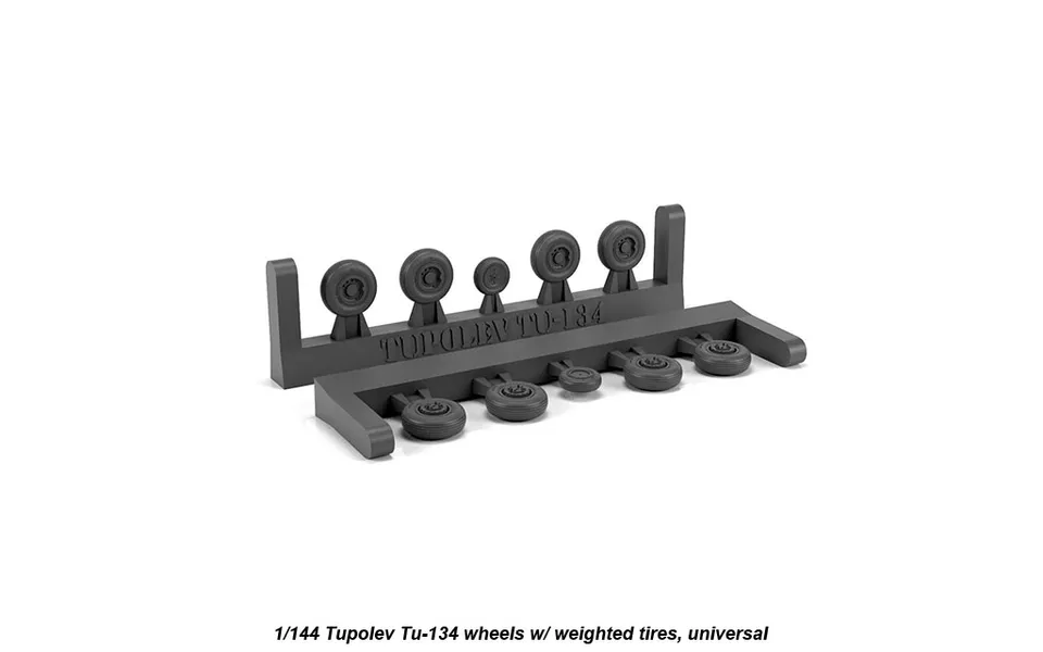 Armory Models Tu-134 kola 1/144 zatížené pneu