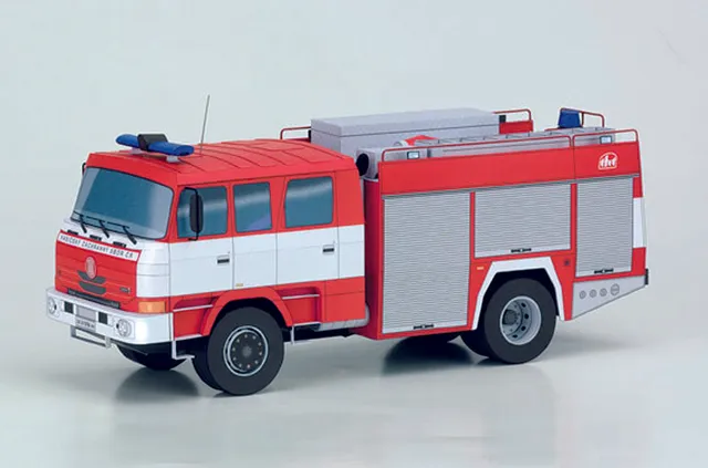 PK Graphica Tatra 815 CAS 24 papírový model hasičský