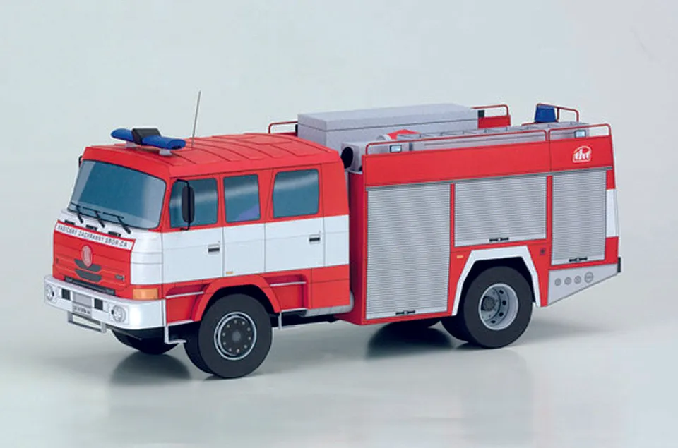 PK Graphica Tatra 815 CAS 24 papírový model hasičský