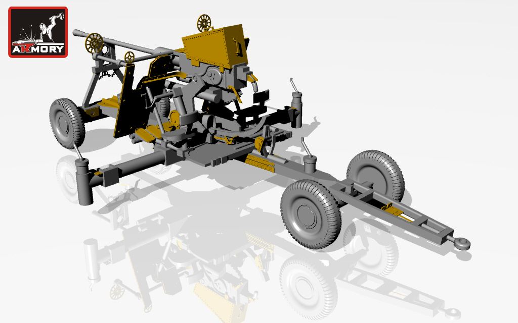 Armory Models 40mm Bofors L60 1/72 detailing sada resin