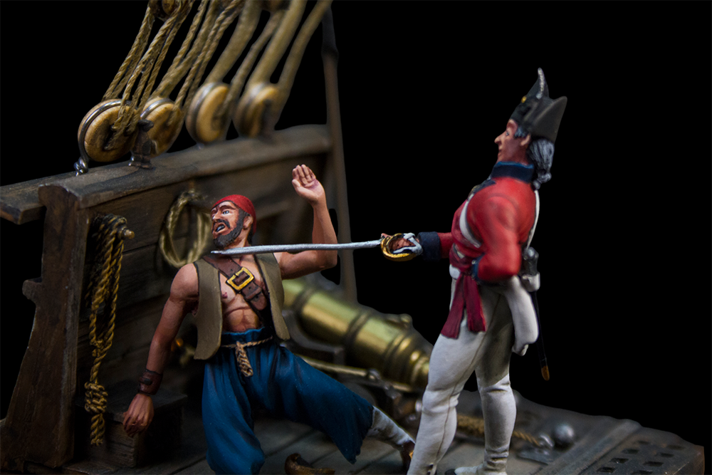 Olimp Models Jamaica vzpoura námořnictva 1792 busta