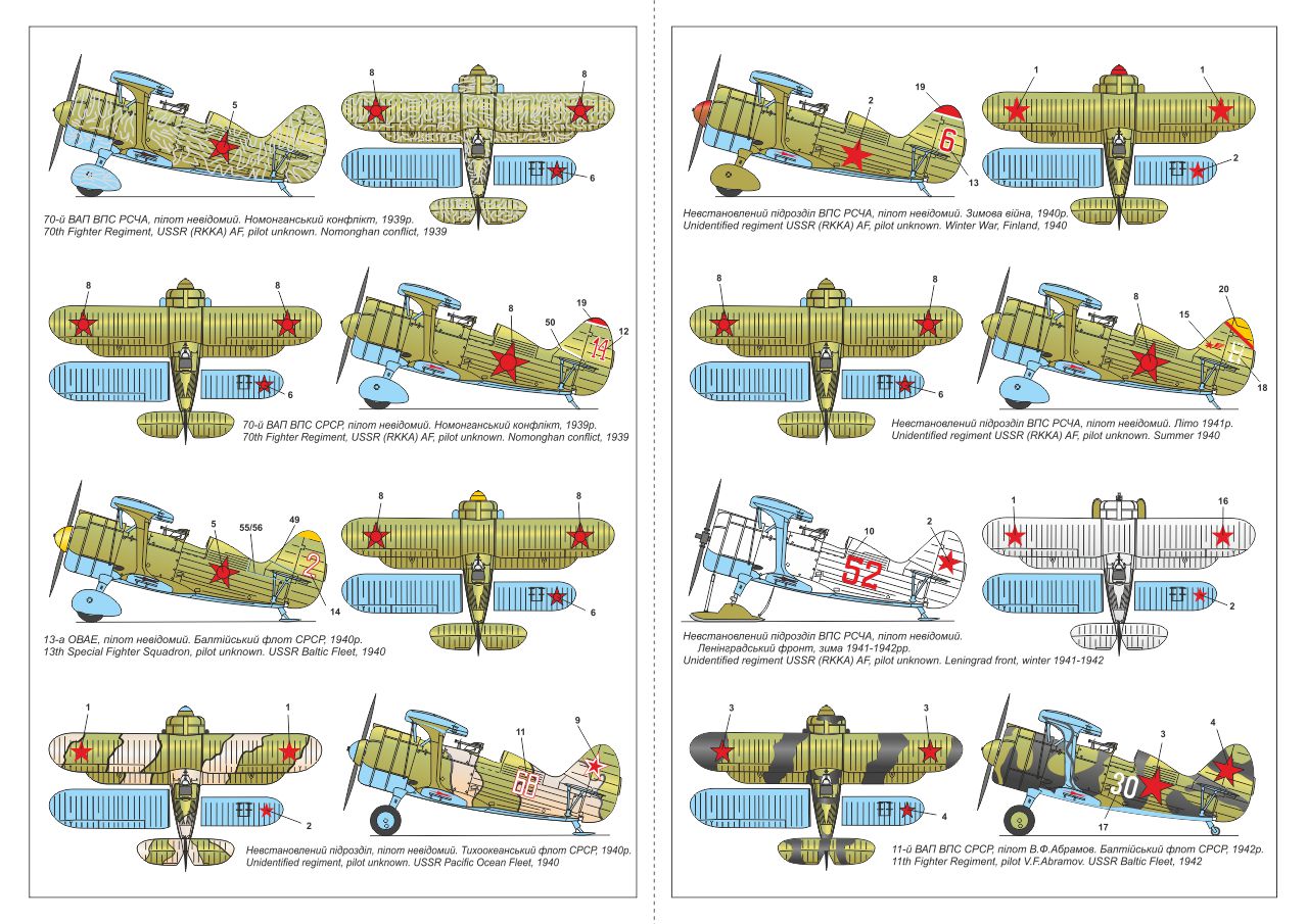 Armory Models Polikarpov I-15bis 1/144 stavebnice letadla