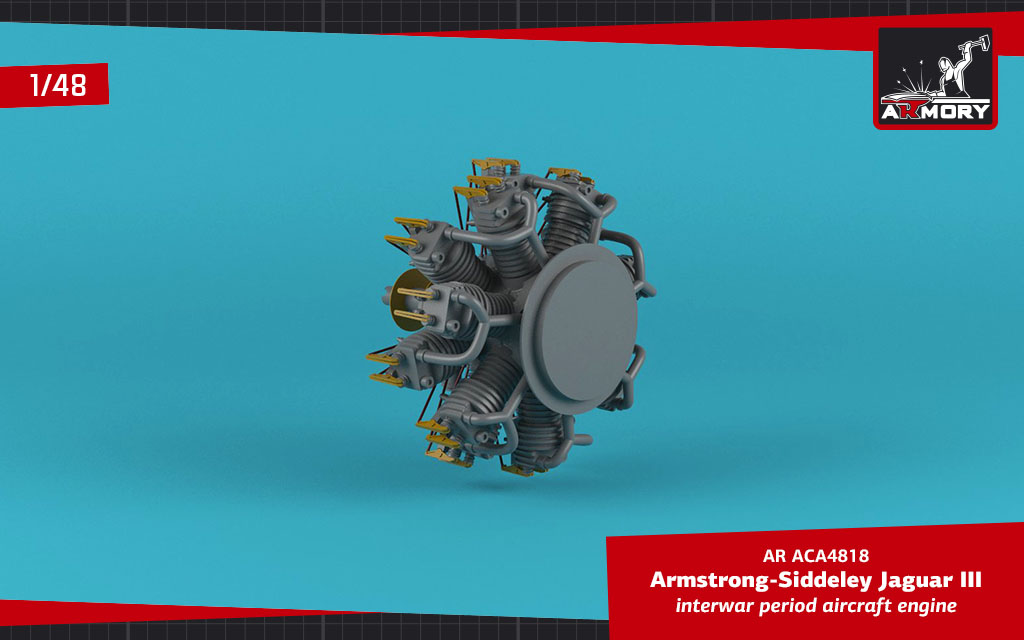 Armory Models Jaguar-III motor 1/48 letecký