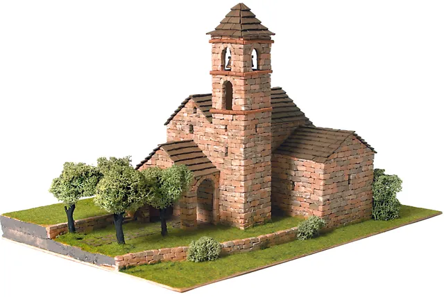 Domus Kits Románica 24 St. Feliu de Barruera model kostela