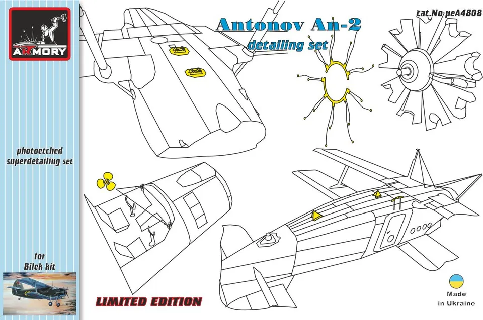 Armory Models An-2 Colt detaily 1/48 sada