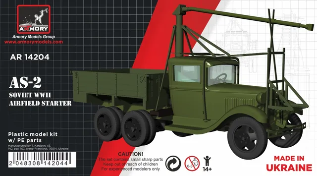 Armory Models 1/144 AS-2 startér GAZ-AAA resinový model